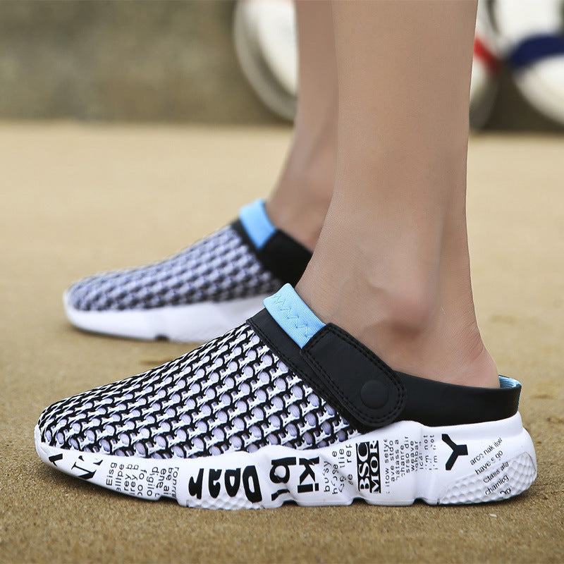 Breathable Couple Half Slippers Sandals