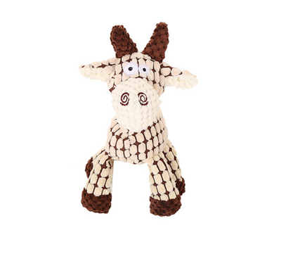 Dog Toy Plush Donkey Chewing