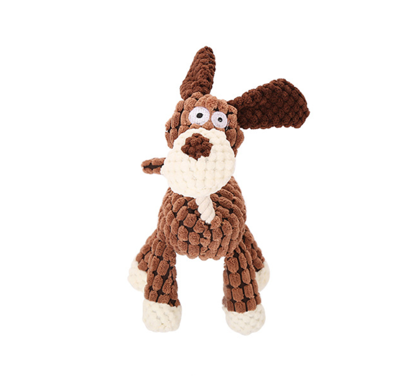 Dog Toy Plush Donkey Chewing