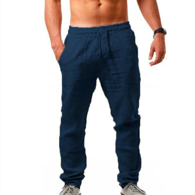 Cotton And Linen Loose Casual Sports Trousers