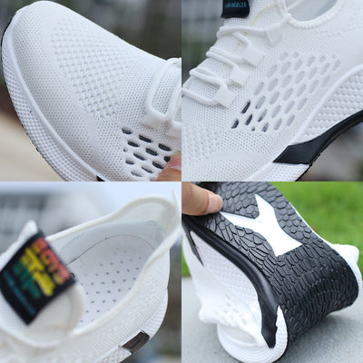 Men Sports Shoes Non-slip Low-top Running Shoes