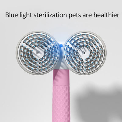 Pet Brush Double-headed Negative Ion One-button Self Cleaning Dog Cat Hair Removal