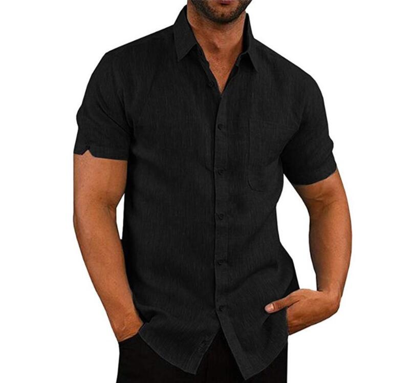 Men Short Sleeve Shirt Brand Clothes