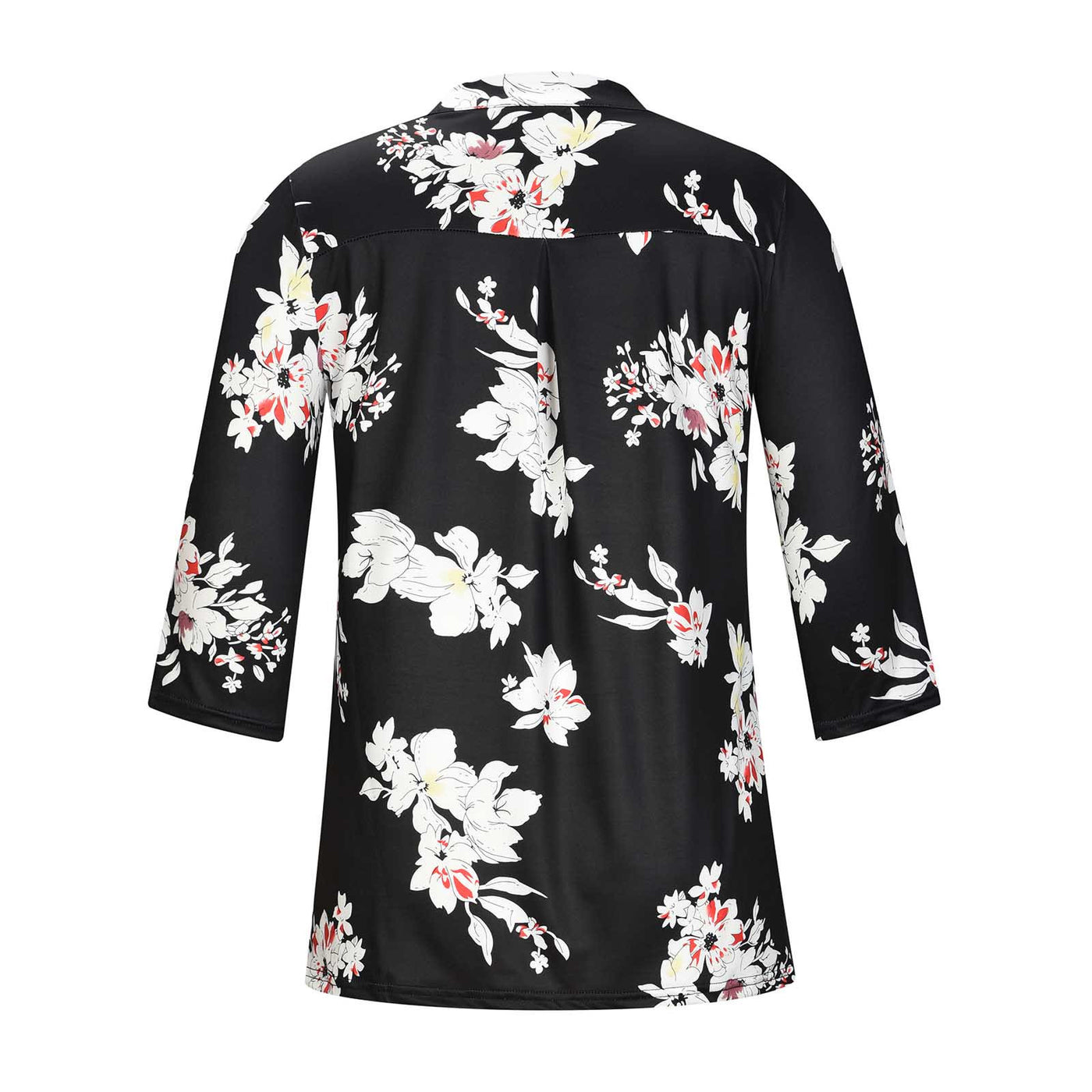 Women Blouse Long Sleeve Flowers