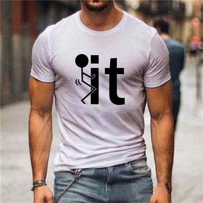 Unisex Fashion Casual Alphabet Print trumpomis rankovėmis