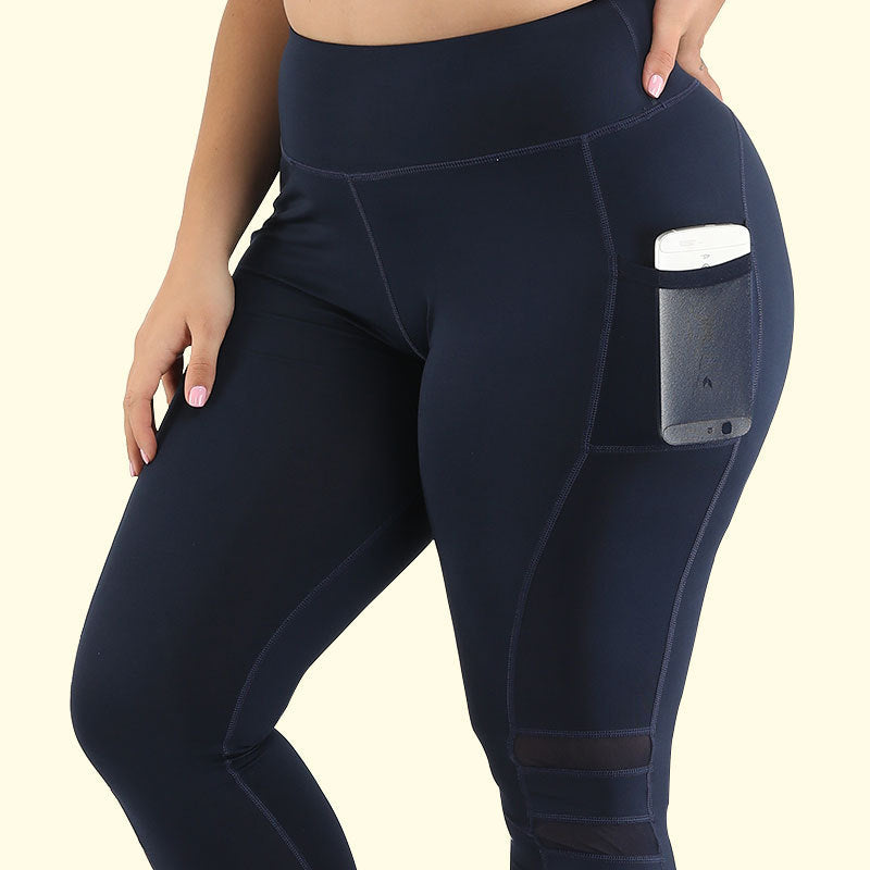 Plus size Women Yoga Leggings pants cropped