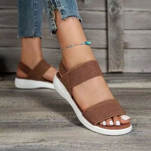 Double-strap Sandals Women Platform