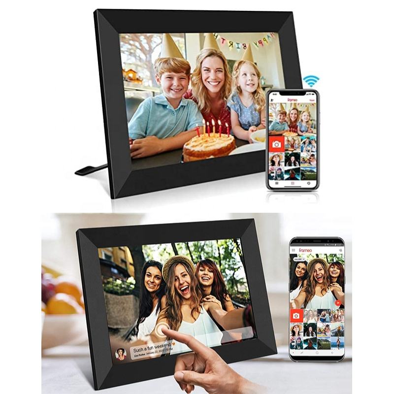 Touch Screen Smart Wifi Digital Photo Frame Rotatable Direction Wifi