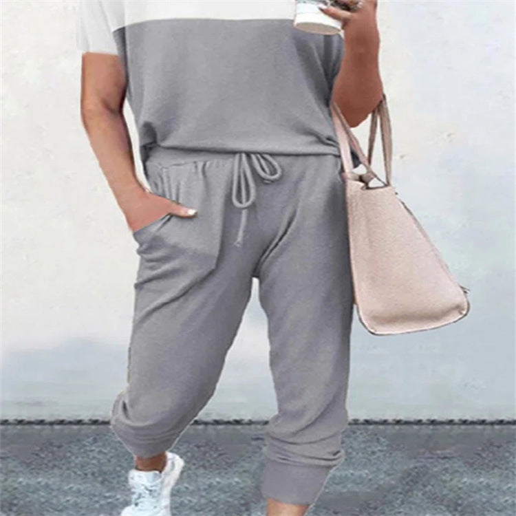 Women Casual Sweatshirt And Drawstring Tracksuit