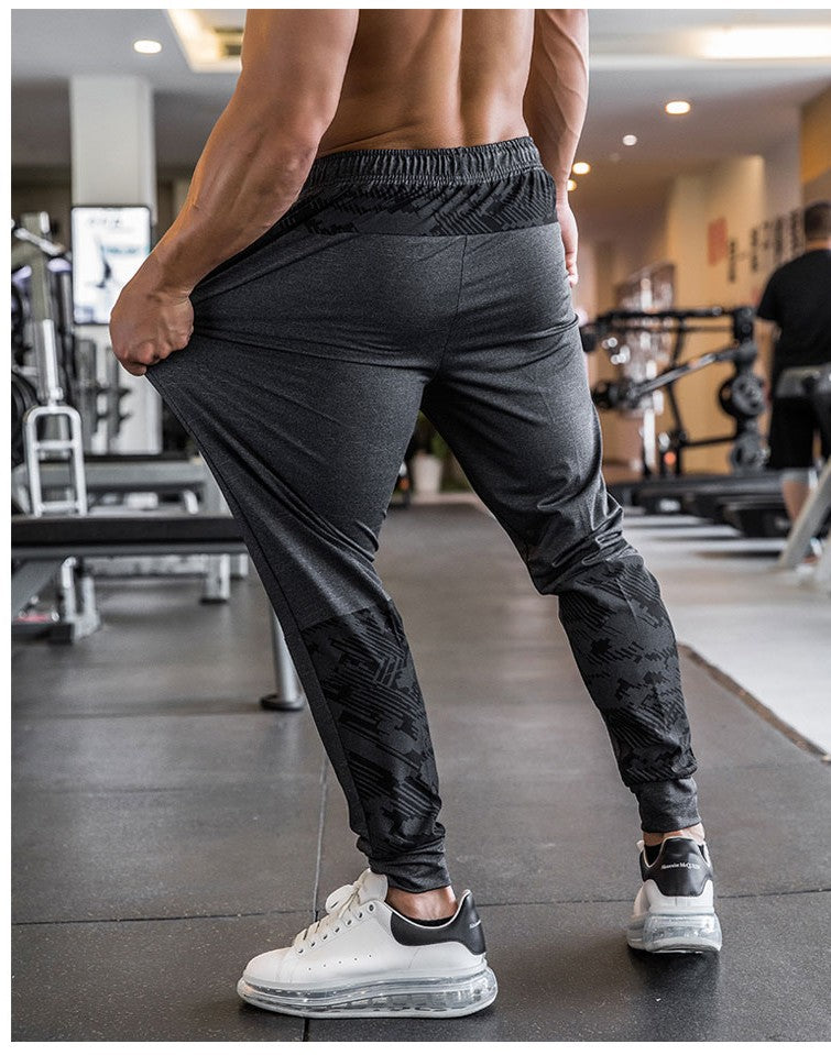 High Elastic Breathable Sweat Absorbent Quick Dry Sweatpants Men