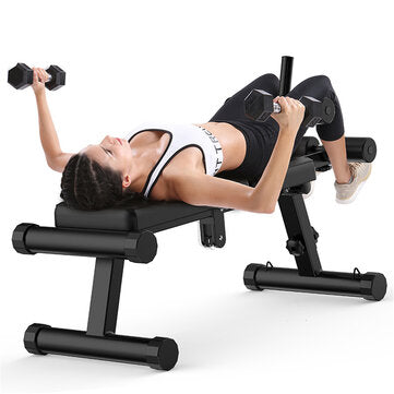 Adjustable Sit up Bench AB Flat Incline Decline Abdominal Training Crunch