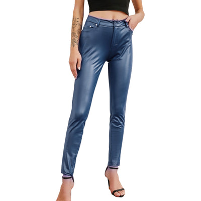 Women's Casual Leather Pants