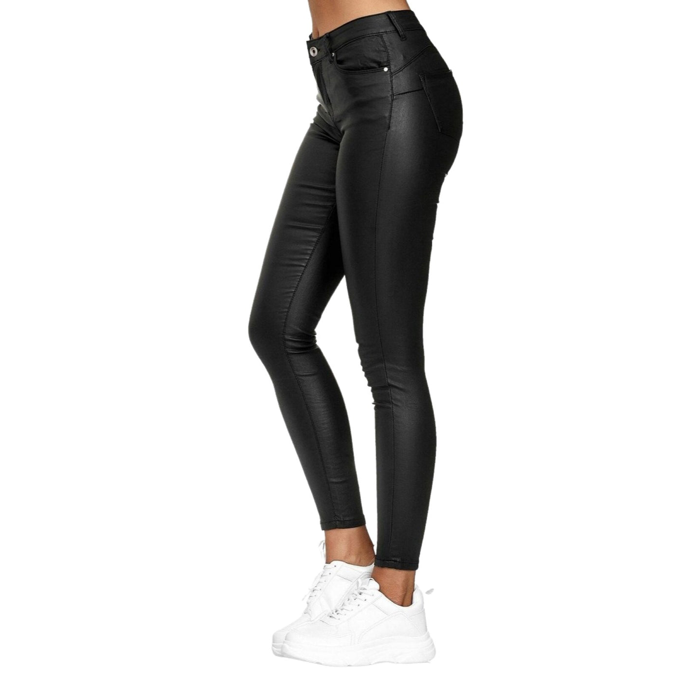 Women's Casual Leather Pants