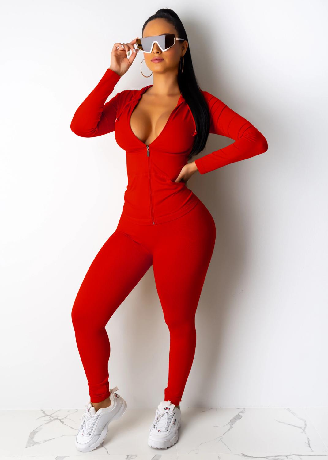 Women Two Piece Set Tracksuit  Top+Pant