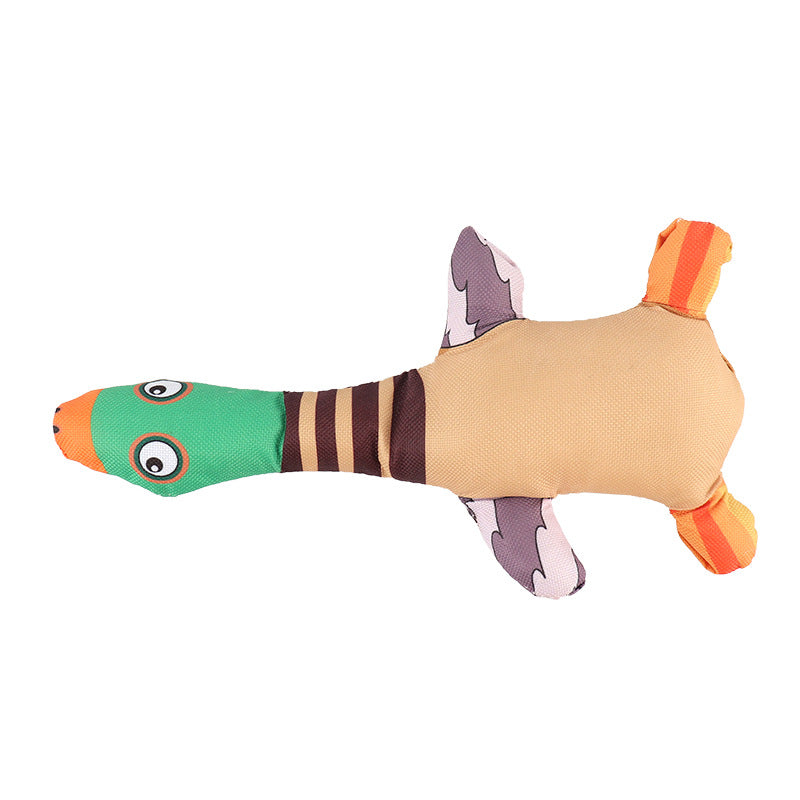 New Dog Toys Sound Duck Oxford Cloth Bite Resistant Pet Toys