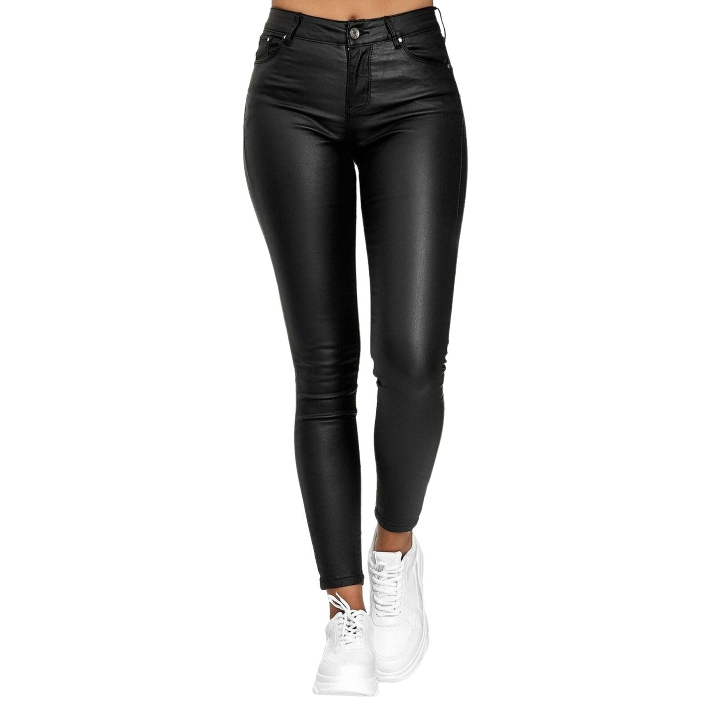 Women's Casual Leather Pants