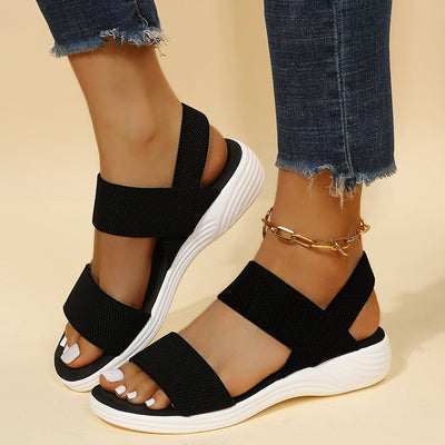 Double-strap Sandals Women Platform