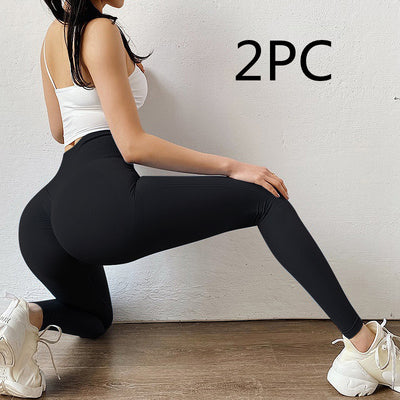 Fitneso jogos kelnės užpakaliuką pakeliantys antblauzdžiai Push-Up Leggins sporto salė