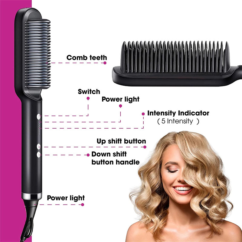 2 In 1 Hot Hair Straightener