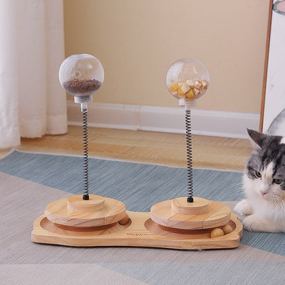 Cat Treats Dispenser Toy Slow Feeder