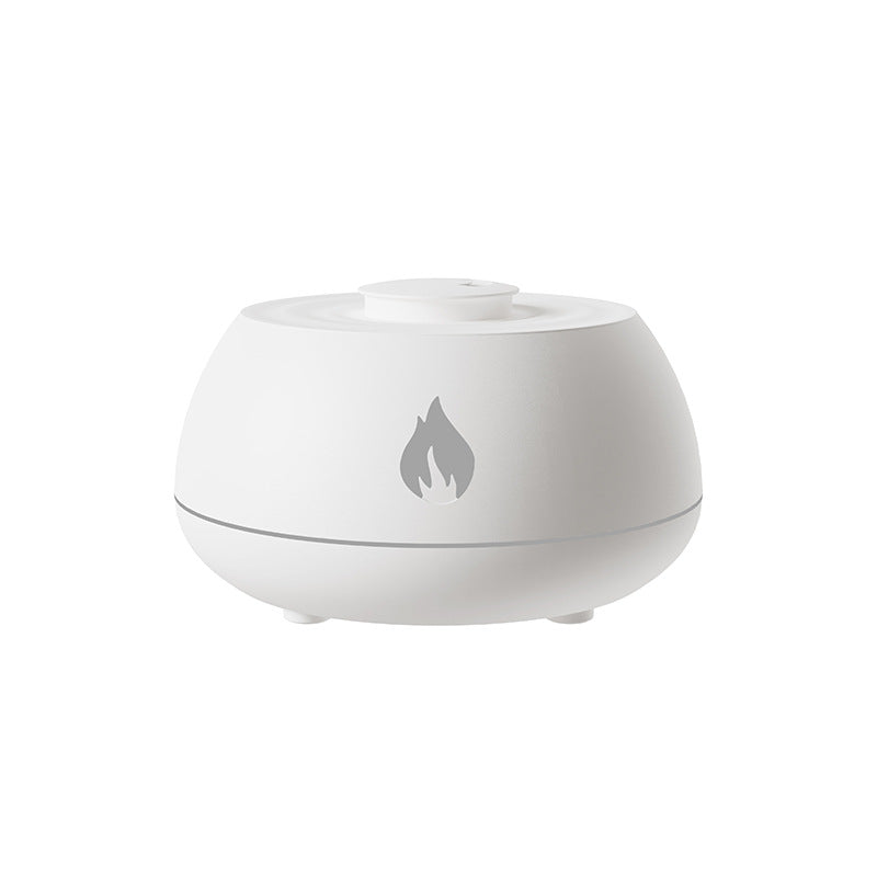 Flame Aromatherapy Diffuser 7 Colors Flame Light Home Air Humidifier 130ML USB Room Fragrance Essential Oil Diffuser