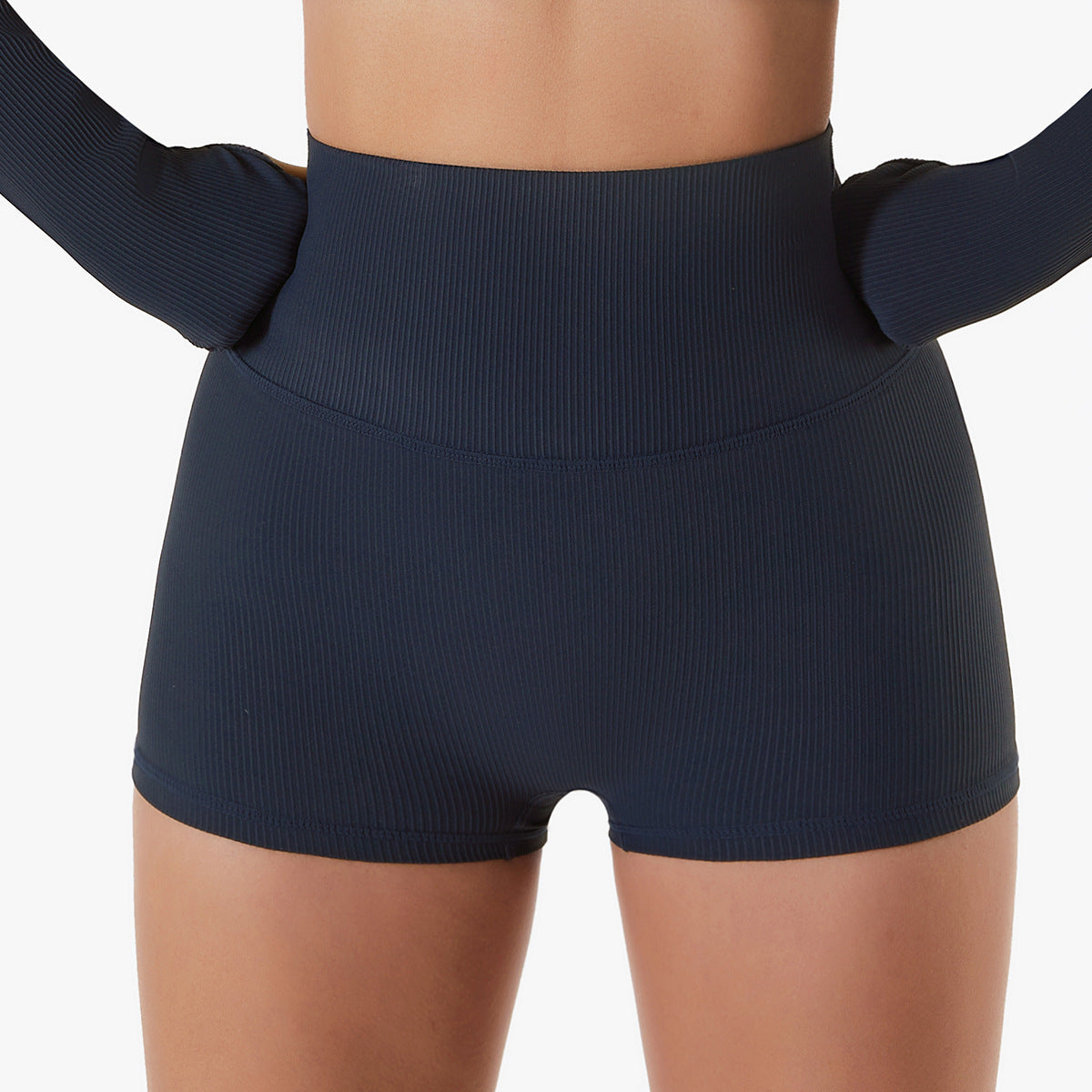 New Long Sleeve Yoga Wear Quick Dry Top With Chest Pad