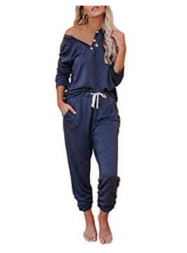 Women Casual Sweatshirt And Drawstring Tracksuit