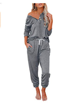 Women Casual Sweatshirt And Drawstring Tracksuit